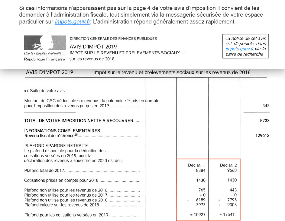 où trouver son disponible fiscal